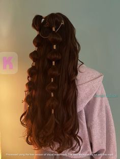 Bubble Braids, Goddess Hairstyles, Hair Stylies, Hairdo For Long Hair, Hair Stylist Life, Hairstyles Haircuts, Aesthetic Hair, Pretty Hairstyles, Wavy Hair