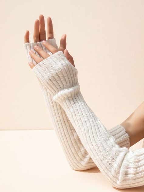 Gloves Aesthetic, Leg Warmers Outfit, Gloves Diy, Gloves Outfit, Long Fingerless Gloves, Fashion Gloves, Gloves Fashion, Gloves Pattern, Crochet Fingerless Gloves