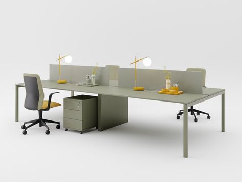 DIECI | Office desk By PROF Unique Workspace, Counter Seating, Desk Goals, Work Station Desk, Office Furniture Modern, Workspace Design, Office Interior, Office Table, Office Inspiration