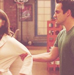 New Girl Nick And Jess, Nick And Jess, Quotes About Moving, Jake Johnson, Couple Moments, Nick Miller, Best Kisses, Tv Couples, Quotes About Moving On