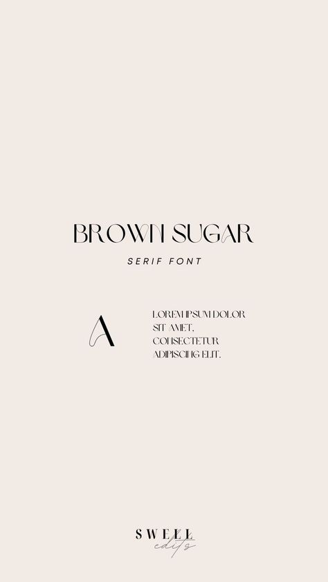 Serif Font - Brown Sugar Jewelry Logo Ideas Graphics, Jewelry Logo Ideas, Best Fonts For Logos, Colour Pictures, Art Deco Font, Jewelry Logo Design, Business Fonts, Cool Signatures, Tips For Writing