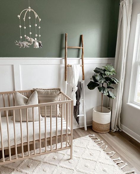 30 Inspiring Baby Nursery Ideas for a Boy - The Greenspring Home Ikea Nursery, Baby Nursery Inspiration, Idee Babyshower, Baby Room Themes, Baby Room Neutral, Baby Boy Room Decor, Nursery Room Design, Baby Room Inspiration, Baby Boy Room Nursery