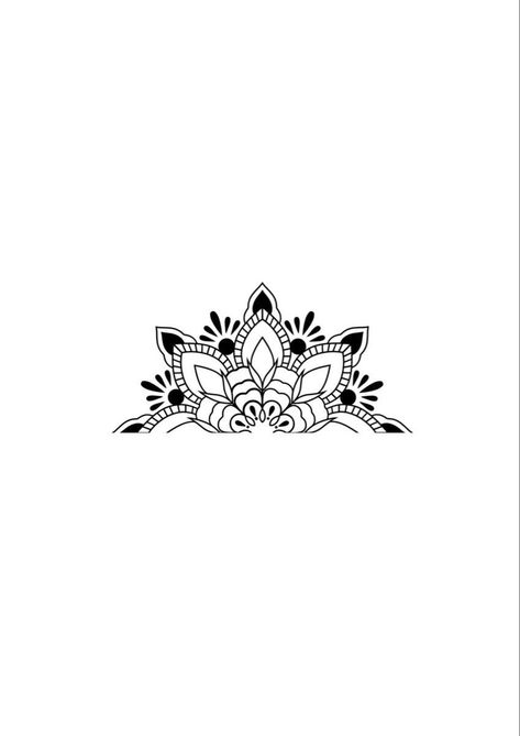 Mandala Face Tattoo Design, Dainty Mandala Tattoo, Mandala Face Tattoo, Half Mandala Drawing, Half Mandala Tattoo Design, Mandala Tattoo Hand, Simple Mandala Tattoo, Half Mandala Tattoo, Small Mandala Tattoo