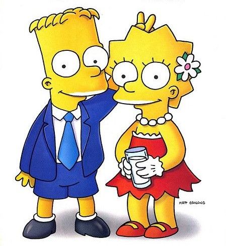 Bart and Lisa Simpson. Got Milk Ads, Milk Ads, Bart And Lisa Simpson, Famous Ads, Simpsons Funny, Simpsons Drawings, Got Milk, Paddy Kelly, Simpsons Art