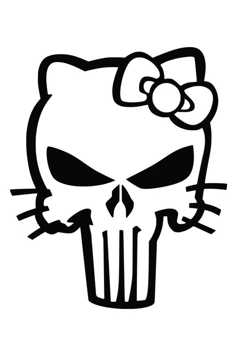 Hello Kitty Coloring Pages, Kitty Coloring Pages, Creation Coloring Pages, Hello Kitty Colouring Pages, Hello Kitty Tattoos, Kitty Coloring, Hello Kitty Coloring, Hello Kitty Art, Custom Vinyl Decal