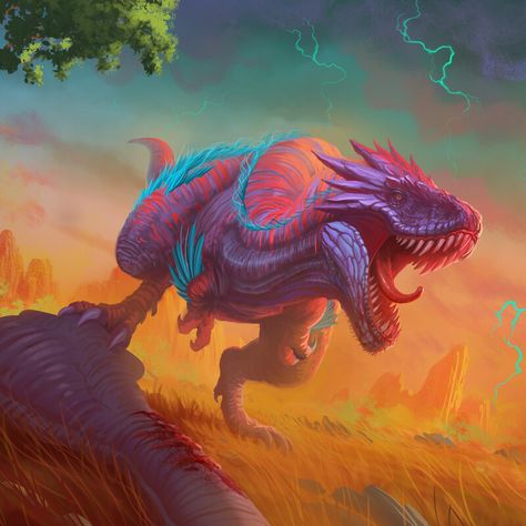 ArtStation - Prototyrannus rex, Francisco Badilla T-rex Art, Dinosaur Drawing, Prehistoric World, Jurassic World Dinosaurs, Fantasy Beasts, Dinosaur Art, Prehistoric Creatures, A Dinosaur, Fantasy Creatures Art