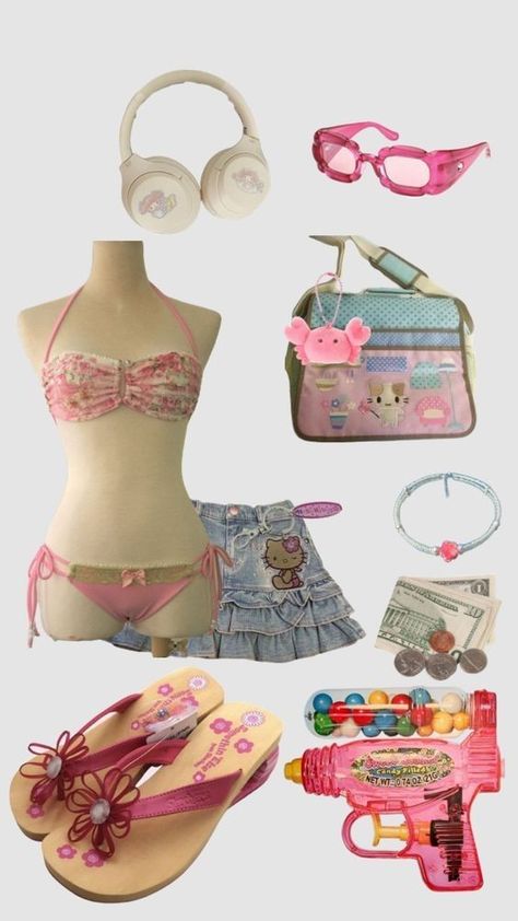 Blue Baddie Aesthetic, Y2k Music, Nyc Outfits, Barbie Summer, Retro Makeup, Style Kawaii, Baddie Aesthetic, Gyaru Fashion, Makeup Game