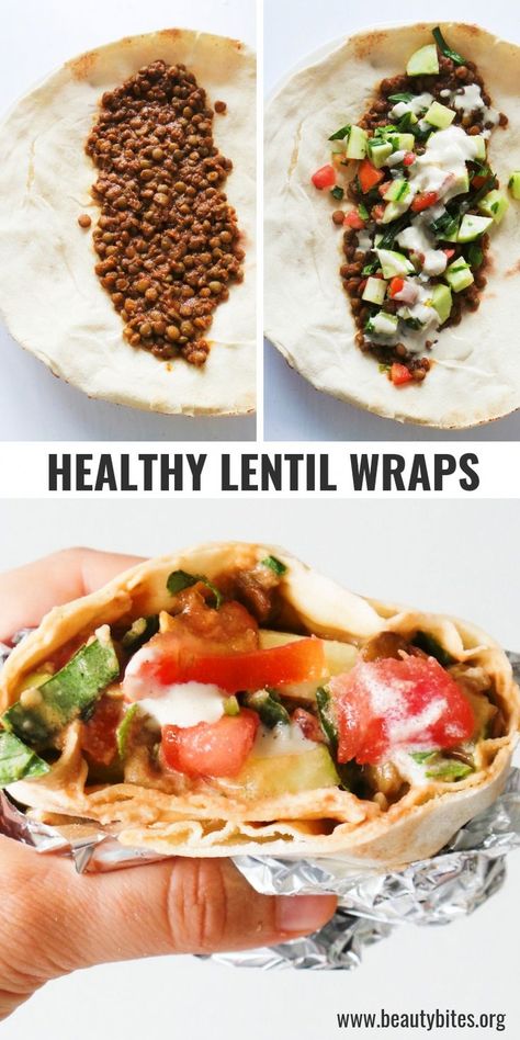 Last updated on January 1st, 2020 at 08:47 pmThese lentil wraps are a quick and easy lentil recipe you can make for dinner in around 30 minutes! They’re vegan, delicious and there will be leftovers for next day! So one of my most pinned recipes are these evolved lentil wraps. And why wouldn’t they be, they’re pretty amazing. […] #veganrecipes #lentilwraps Lentil Wraps, Wraps Vegan, Lentil Recipes Easy, Lentils Vegan, Vegan Dinner Recipes Easy, Vegan Lentil, Vegan Wraps, Diner Recept, Easy Vegan Dinner