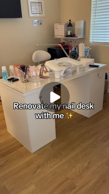 Licensed Gel X Nail Tech📍 San Diego, CA on Instagram: "Comment “Shop” to get the link to all my setup/organization products listed in the video 😇

Link in my bio to book an appointment! Check my profile for current openings 🤍

Feel free to DM me if you have any questions 😇

📍 San Diego, CA

#sdgelxnails #sandiegogelxnails #gelxnails 

Nail desk setup - nail tech floating desk - nail room tour - nail room upgrade

Should I do a whole desk/room tour?" Nail Tech Desk Organization, Nail Desk Organization Ideas, Nail Room Organization, Nail Desk Organization, Diy Nail Desk, Nail Tech Desk Setup, Nail Station Ideas, Nail Set Up, Nail Supply Organization Ideas