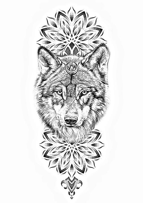 Forever Tattoos, Forever Tattoo, Wolf Tattoo Sleeve, Wonderland Tattoo, Tattoo Zeichnungen, Wolf Tattoo Design, Leg Tattoos Women, Beautiful Wolves, Tattoo Feminina