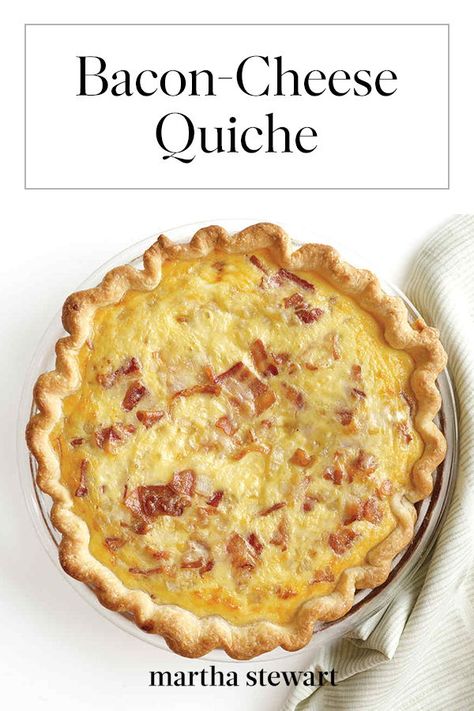 Quish Recipes, Bacon Quiche Recipe, Bacon And Cheese Quiche, Breakfast Quiche Recipes, Quiche Recipes Easy, Bacon Quiche, Bacon And Cheese, Cheese Quiche, Breakfast Quiche