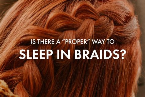 Learn about the proper way to sleep in braids in our latest blog post! Sleeping In Braids, Sleep In Braids, Anti Frizz Spray, Ways To Sleep, Hair Coils, Types Of Curls, Dutch Braid, French Braid, Anti Frizz Products