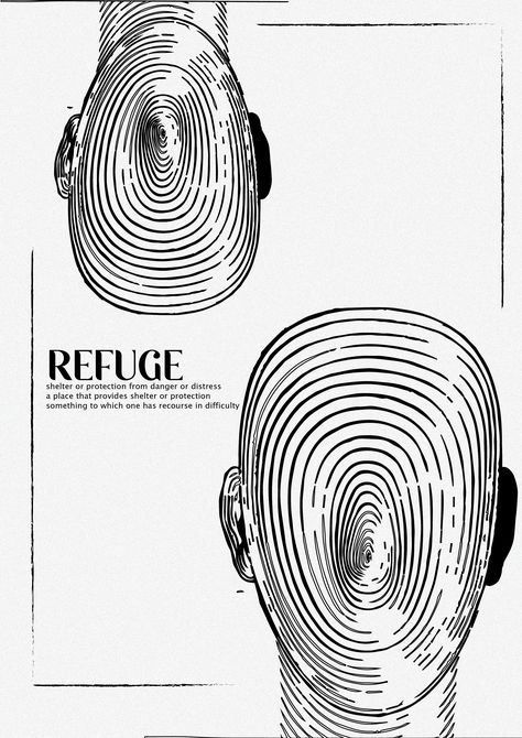 grahpic poster about refuge , its really mean a lot. Refugees Poster, Refugee Art Illustration, Refugee Poster, Helping Refugees, Climate Refugees, Design Campaign, Mindfulness, Graphic Design, Design