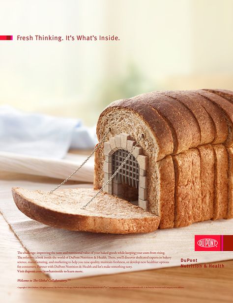 DUPONT: It's What's Inside on Behance Clever Advertising, 3d Inspiration, Desain Editorial, Publicidad Creativa, Best Ads, Graphic Design Packaging, Poster Ads, Creative Poster Design, Print Advertising