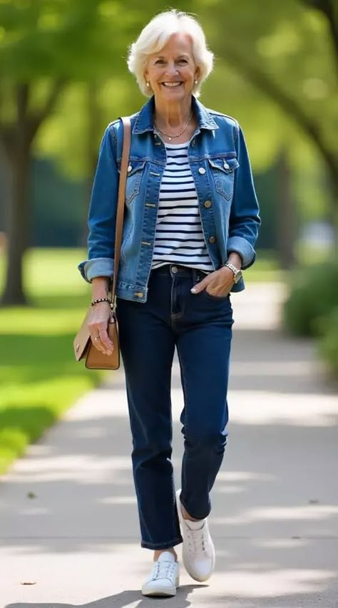 60 Year Old Woman Fashion Outfits 60 Year Old Woman Fashion, 60 Year Old Woman, Classy Outfits For Women, Stylish Fall Outfits, Ankle Length Jeans, Mens Fashion Fall, Old Woman, Mens Winter Fashion, Fashion Tips For Women