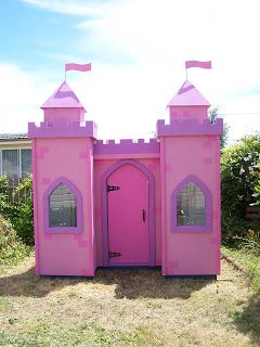 Kids Castles: Princess Castle Cubby Castle Playhouse, Little Castle, Enchanted Castles, Castle Ideas, Castle Backdrop, Kids Castle, Cardboard Castle, Wooden Castle, Playhouse Plans