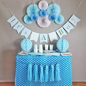 21 juegos de laberintos fáciles para niños chiquitos para imprimir | Tips de Madre Bos Baby, Fiesta Shower, Its A Boy Balloons, Its A Boy Banner, Gold Confetti Balloons, Trendy Baby Shower Ideas, Paper Balls, Baby Shower Brunch, Baby Shower Decorations For Boys