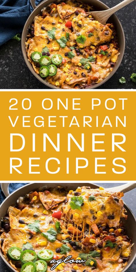 Quick Dinners Vegetarian, Vegetarian Recipes Not Pasta, 1 Pan Vegetarian Meals, Easy One Pot Dinners Vegetarian, Simple Recipes For Dinner Vegetarian, East Vegetarian Dinners Easy, Healthy Dinner Recipes One Pot, Vegetarian Dump Recipes, Weeknight Vegetarian Meals