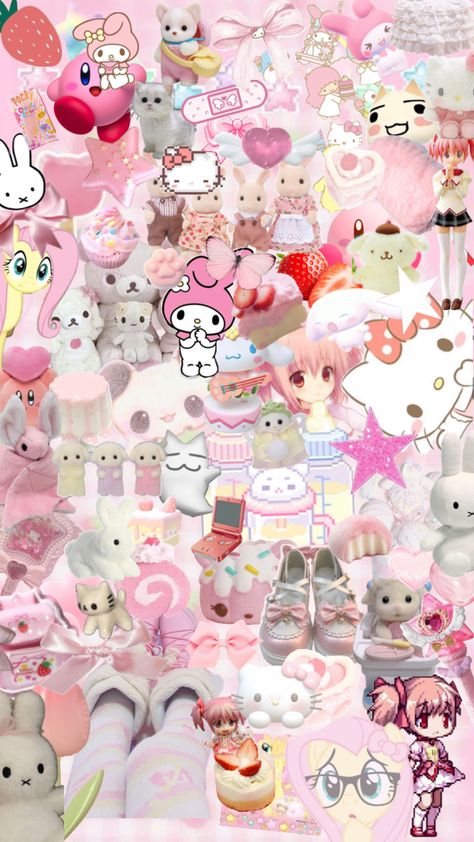 cutecore collage request! ♡ #cutecore #cutecorewallpaper #wallpaper #cute #collage #shuffle #aesthetic Cute Wallpaper Collages, Cute Collages, Kawaii Collage, Shuffle Aesthetic, Cutecore Wallpaper, Cute Collage, Kawaii Wallpapers, Kawaii Background, Wallpaper Cute