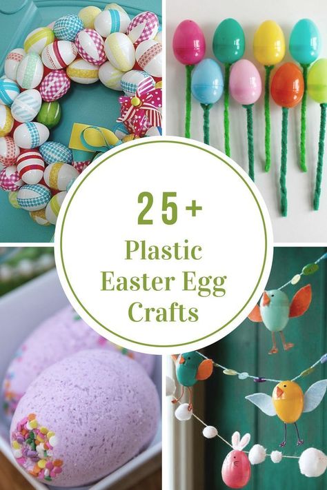 Easter Craft Projects, Easter Activities For Kids, Plastic Easter Eggs, Idea Room, Easter Egg Crafts, Easter Egg Painting, Easter Eggs Diy, Plastic Eggs, Egg Crafts