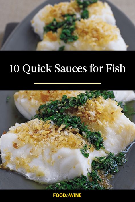 Now that you know how to masterfully score and season fish fillets, thanks to this week’s Mad Genius Tips video, all you need to make fantastically flavorful fish is the right sauce. Here, 10 great sauces that will take any fish dish over the top.#dinnerideas #dinnerrecipes #dinnerdishes #familydinnerideas #fish #fishdinner #fishrecipes #howtocookfish Fish Sauce Recipes, Sauces For Fish, Bbq Fish, Recipes With Fish Sauce, Fish Fillets, Ginger Sauce, Fish Recipes Healthy, How To Cook Fish, Sweet And Sour Sauce