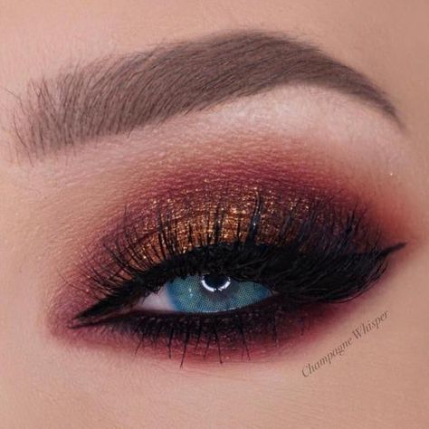 Fall Eye Looks, Limbal Ring, Red Shadow, Makeup Nails Designs, Aqua Eyes, Eye Makeup Pictures, Eye Makeup Designs, Brow Definer, Eye Makeup Art