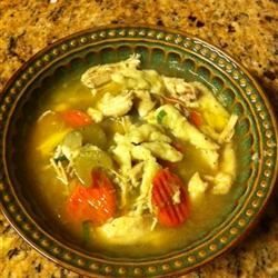 Spaetzle Recipe, Healthy Chicken Soup, Campbells Soup Recipes, Vegetarian Chicken, Chicken Soup Recipe, Tortilla Soup Recipe, Homemade Noodles, Chicken Noodle Soup Homemade, Noodle Soup Recipes