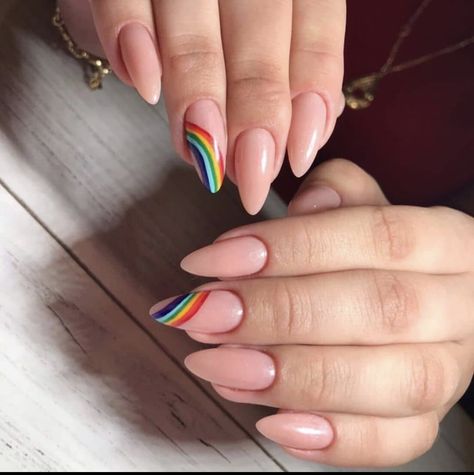 Rainbow Nail Ideas, Nails Rainbow, Pride Nails, Rainbow Nails Design, Rainbow Nail Art, Rainbow Nail, Colorful Nail Art, Colorful Nail, Summery Nails