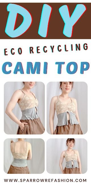 Diy Cami Top, Cami Top Diy, Camisole Top Pattern, Cami Top Pattern, Bustier Pattern Free, Free Sewing Patterns Dress, Dress Sewing Patterns For Beginners, Upcycled Storage, Bustier Dress Pattern