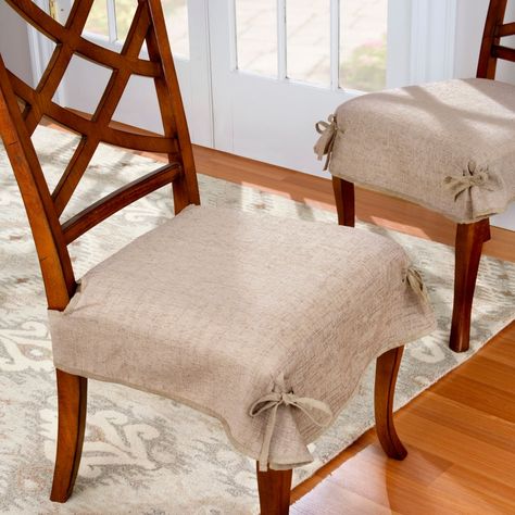 Chenille Dining Chair Seat Covers-Set of 2                                                                                                                                                                                 More Dining Seat Covers, Living Room Chair Covers, Dining Room Chair Slipcovers, Chair Seat Covers, Dining Chair Seat Covers, Custom Dining Room, Dining Room Chair Cushions, Dining Room Chair Covers, Sofa Inspiration