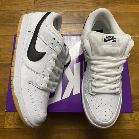 Nike SB Dunk Low Pro White Gum Black CD2563-101 Men’s Shoes NEW Dunks Sb Low, Nike Dunks Low Men, Nike Sb Outfit Men, Nike Sb Dunk Low Outfit Men, Nike Sb Outfit, Nike Dunks Men, Nike Sbs, Sb Outfits, Dunks Men