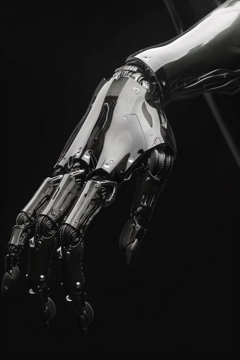 Dark Robot Aesthetic, Robot Aesthetic, Robotic Hand, Metal Aesthetic, Android Robot, Industrial Design Trends, Candy Art, Album Artwork, Transparent Material