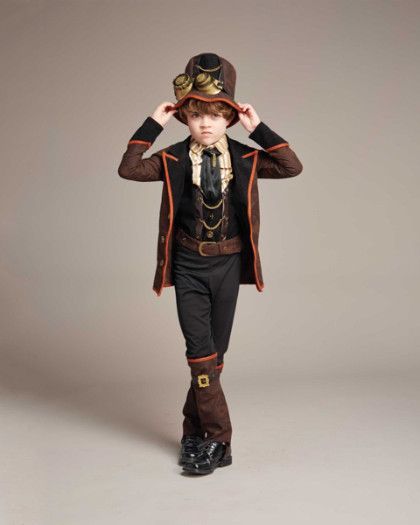 steampunk boys costume | chasing fireflies Kids Steampunk Costume, Steampunk Boy, Steampunk Kids, Steampunk Circus, Steampunk Party, Steampunk Men, Mode Steampunk, Steampunk Halloween, Steampunk Dress