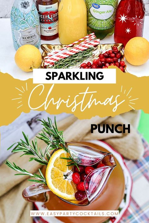 If you’re ready to shimmer and shine this holiday season, then this Sparkling Christmas Punch is for you! With just a bottle of sparkling wine, vodka, juice, and ginger ale, you can have this Christmas prosecco punch on the table in no time. Christmas Prosecco, Sparkling Punch, Prosecco Punch, Vodka Orange, Cranberry Vodka, Sparkling Christmas, Christmas Punch, Best Cocktail Recipes, Juice Plus