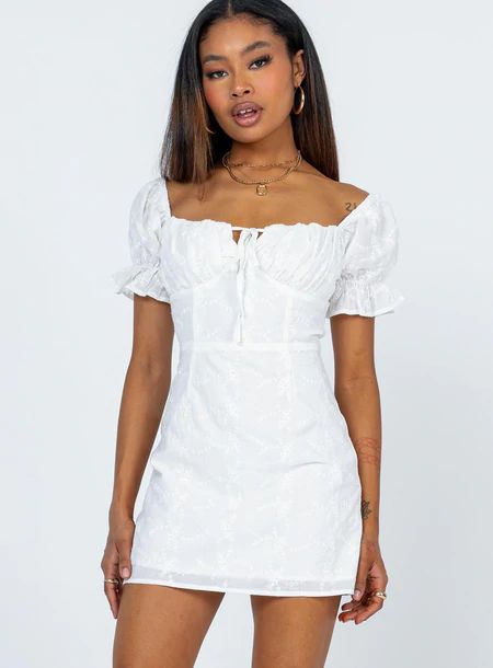 Women's Clothing | Princess Polly USA – Page 5 Rose Mini Dress, Summer Dresses Sundresses, Brunch Dress, Mini Dress White, Dress Slim, Polly Dress, Fleece Dress, White Dresses For Women, Outerwear Outfit