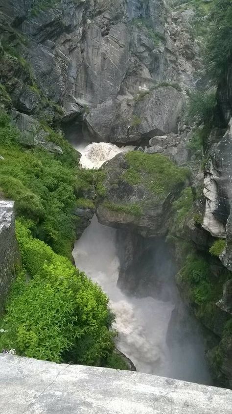 Origin place of Saraswati river and Bheem Pul (Bridge) at Mana Village, Uttarakhand Saraswati River, Valley Of Flowers, Bridge, Flowers, Quick Saves