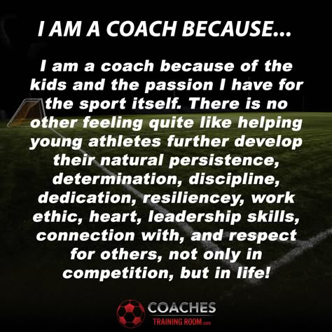 Soccer Coaching Motivational Quotes Sayings - Coaches Training Room | Soccer Sessions | Drills | Coaching Exercises | Futsal Sessions | Futsal Drills Volunteer Coach Quotes, Soccer Coach Quotes Inspirational, Quotes About Coaching Sports, Motivational Coaching Quotes, Coach Speech Ideas, Football Coach Quotes Inspirational, Sports Coach Quotes, Being A Coach Quotes, Coach Motivation Quotes