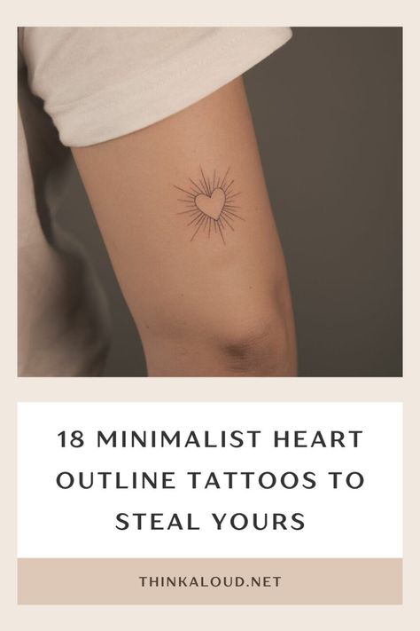 The heart outline tattoo has emerged as a timeless symbol of love, encapsulating both simplicity and profound meaning. Its minimalist design resonates deeply, often symbolizing affection, passion, or remembrance without the need for elaborate detail. Home Is Where The Heart Is Tattoo, Heart Line Tattoo, Heart Outline Tattoo, Heart Outline, Heart Tattoo, Love Symbols, Minimalist Design, Tattoos, Design