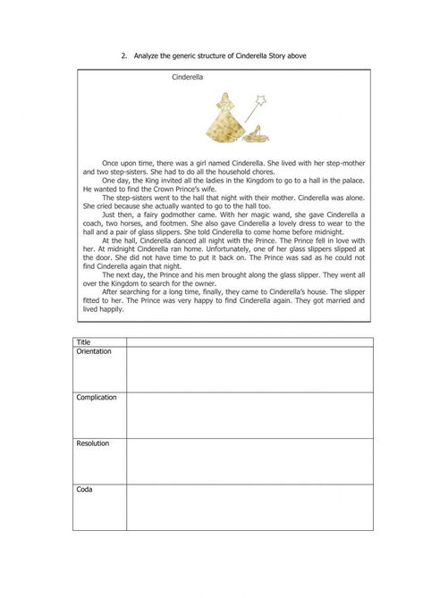 Narrative Text Worksheet, Narrative Text, School Subjects