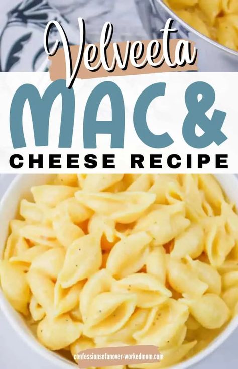 Easy Mac And Cheese With Velveeta, White Velveeta Mac And Cheese, Velvetta Mac N Cheese Recipe, Diy Velveeta Mac And Cheese, Stove Top Velveeta Mac And Cheese, Mac And Cheese Recipe Stovetop Velveeta, Stovetop Velveeta Mac And Cheese, Stovetop Macaroni And Cheese Velveeta, Home Made Mac And Cheese Velveeta