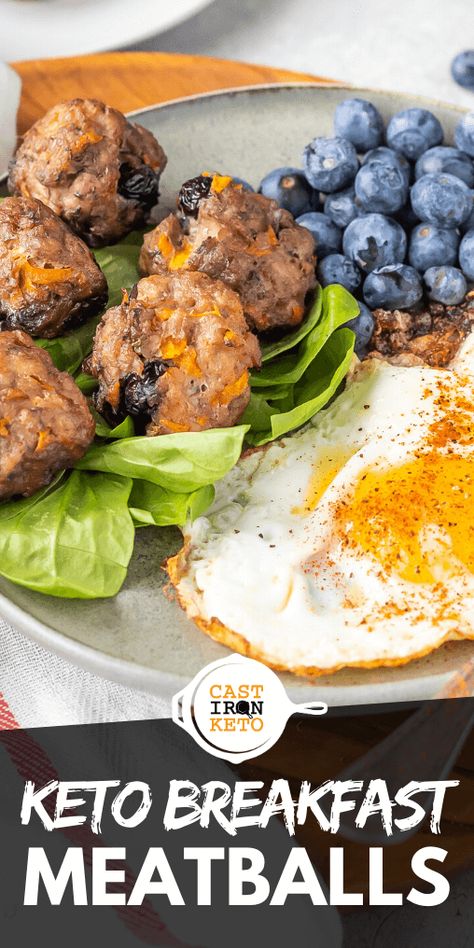 Start your day with these Keto Breakfast Meatballs that are keto-friendly, gluten-free, and low-carb! #keto #ketorecipe #lowcarb #lowcarbrecipe #easybreakfast No Egg Keto, Egg Keto Breakfast, Breakfast Meatballs, Keto Meatballs, Keto Calculator, Keto Breakfast Recipes, Counting Carbs, Breakfast Keto, Keto Pancakes