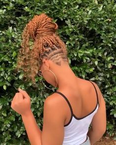 160 Braids/twists ideas | braided hairstyles, natural hair styles, braid styles Blonde Box Braids, Box Braids Hairstyles For Black Women, Braids With Extensions, Box Braids Styling, African Braids Hairstyles, Undercut Hairstyles, Braided Hairstyles For Black Women, Box Braids Hairstyles, Baddie Hairstyles