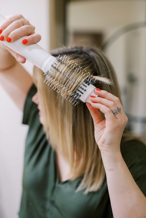 How To Use A Blow Dryer Brush, Blow Dry Curls, The Small Things Blog, Small Things Blog, Curling Brush, Blow Dry Brush, Blow Dry Hair, Hair Dryer Brush, Best Brushes