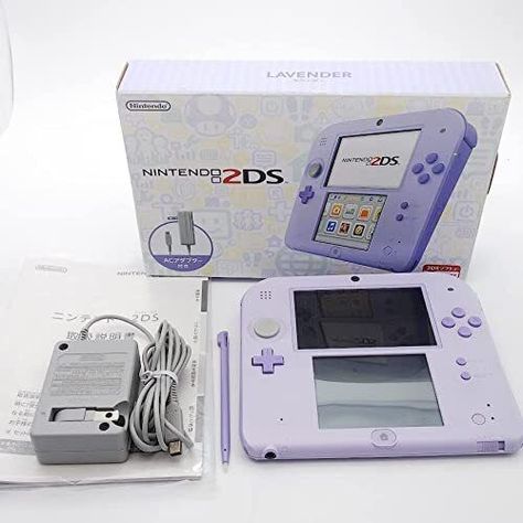 Nintendo 2DS Lavender Game Handheld Console Full Accessories Japanese Version | eBay Accessories Japanese, Handheld Console, Tech Aesthetic, Retro Games Console, Nintendo 2ds, Retro Gadgets, Nintendo Switch Accessories, Ds Games, Japanese Products