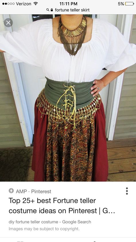 Romani Halloween Costume, Diy Fortune Teller Costume, Diy Fortune Teller, Fortune Teller Costume Diy, Fortune Teller Costume, Costume Carnaval, Holloween Costume, Hallowen Costume, Diy Kostüm