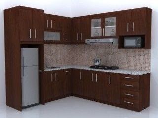 Model Dapur, Kitchen Cabinet Layout, Desain Pantry, Kitchen Layout Plans, Kitchen Design Color, Kitchen Tiles Design, Kitchen Modular, Kitchen Cupboard Designs, Kabinet Dapur