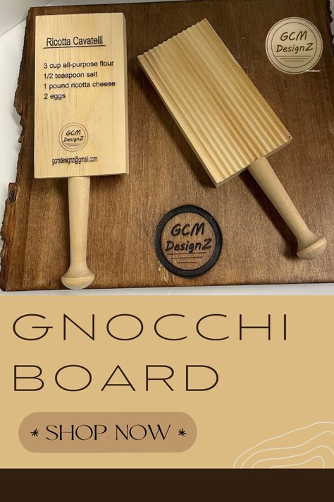 Italian Pasta Board Gnocchi Board, Pasta Board, Pasta Making Tools, Noodle Board, Gadget Shop, Italian Pasta, Kitchen Decor Items, Wood Board, Cooking Tools