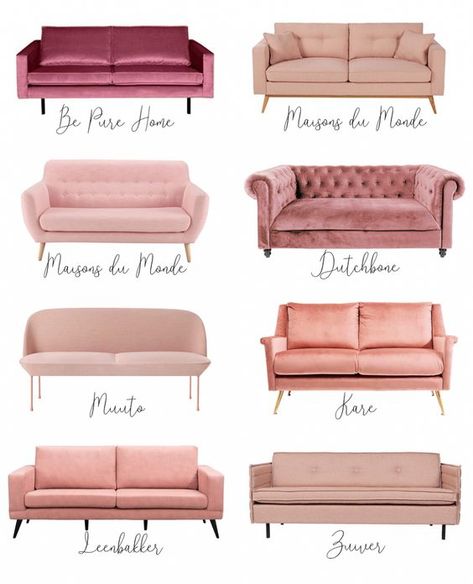 Blush Living Room Decor, Blush Living Room, Rosa Sofa, Deco Studio, Decor Studio, Pink Sofa, Open Order, Salon Interior Design, Pink Home Decor