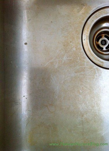 How to Remove Chemical Stains from a Stainless Steel Sink | Hunker Scouring Powder, Remove Rust Stains, Powder Cleanser, Metal Sink, Household Help, Baking Soda Vinegar, Acid Stain, Sinks Kitchen Stainless, Stainless Sink