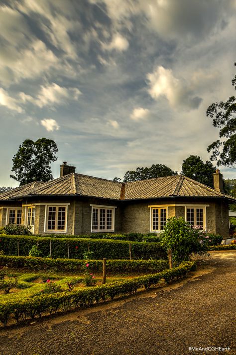 The road to finding yourself leads to Lockhart Bungalow. This British-era bungalow is set amidst acres of tea gardens. Go for a long walk. Or pick a book from the library and lose yourself in it. Lockhart Bungalow is the perfect place to get in touch with yourself. #MeAndCGHEarth #LockhartBungalow #Munnar #KeralaTourism #MunnarTourism #BritishArchitecture #NatureGetaway #ComingSoon British Bungalow, In Touch With Yourself, Tea Gardens, Office Architecture, British Architecture, Bungalow Exterior, Kerala Tourism, Ooty, Munnar